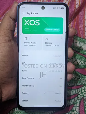 Infinix Smart 10 64 GB Blue