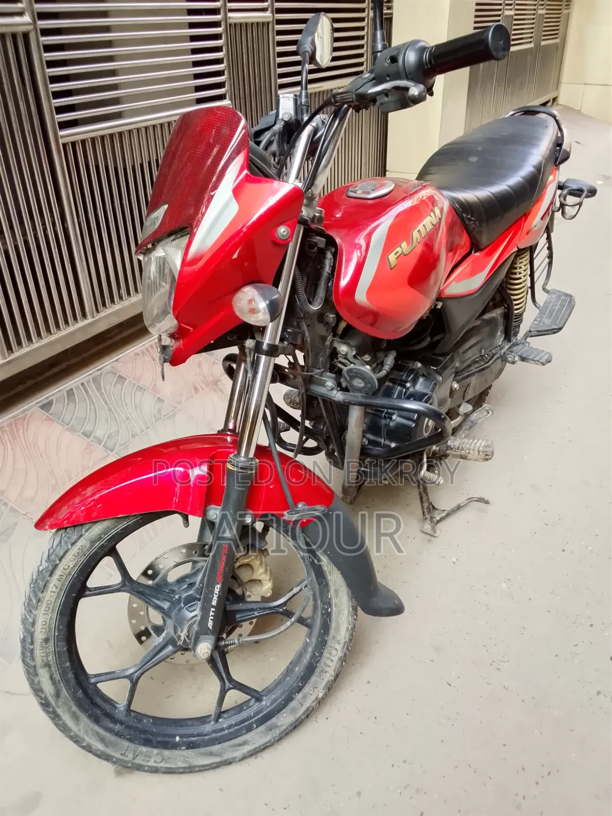Bajaj Platina 110 ABS 2021 Red