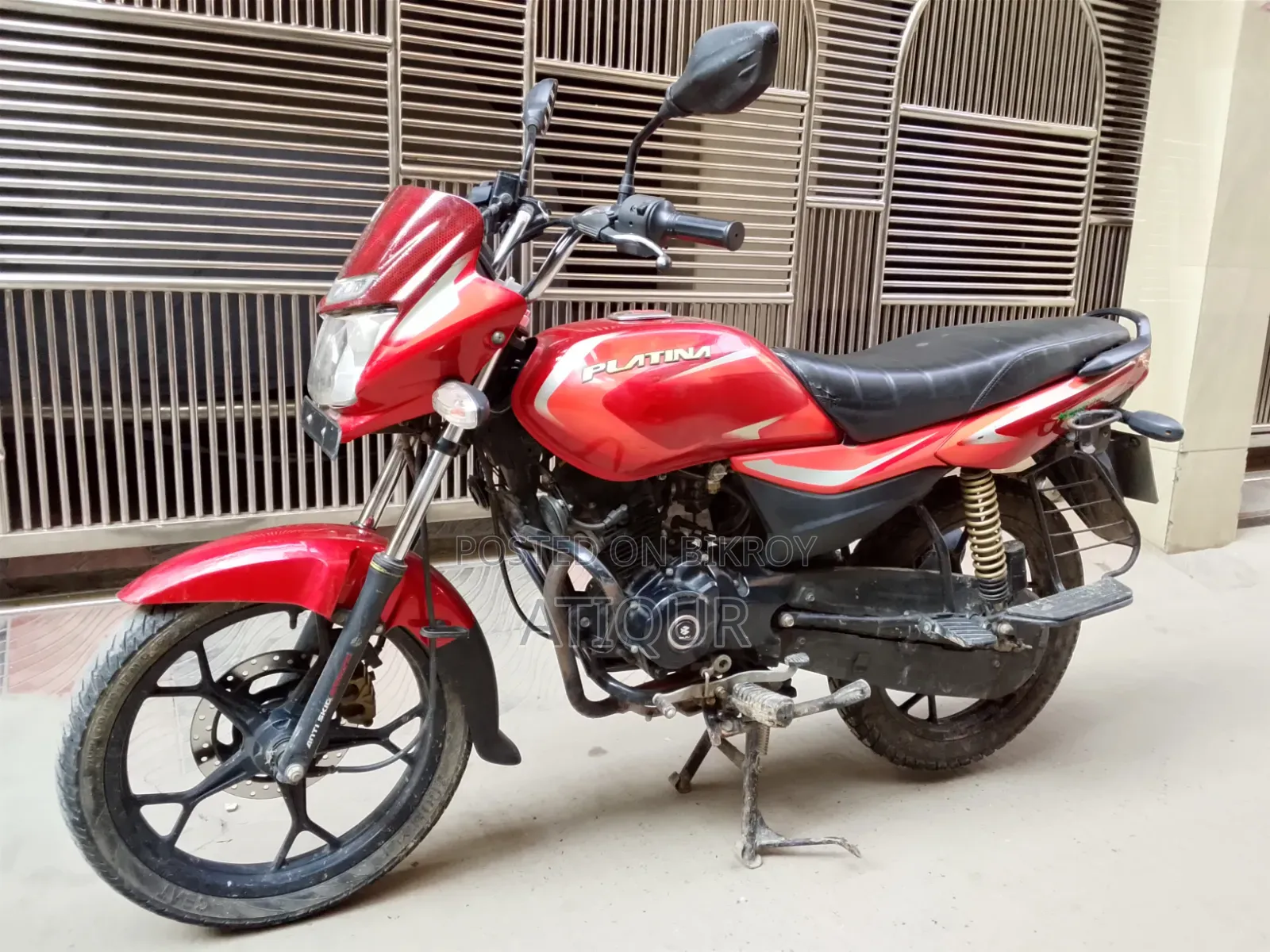 Bajaj Platina 110 ABS 2021 Red