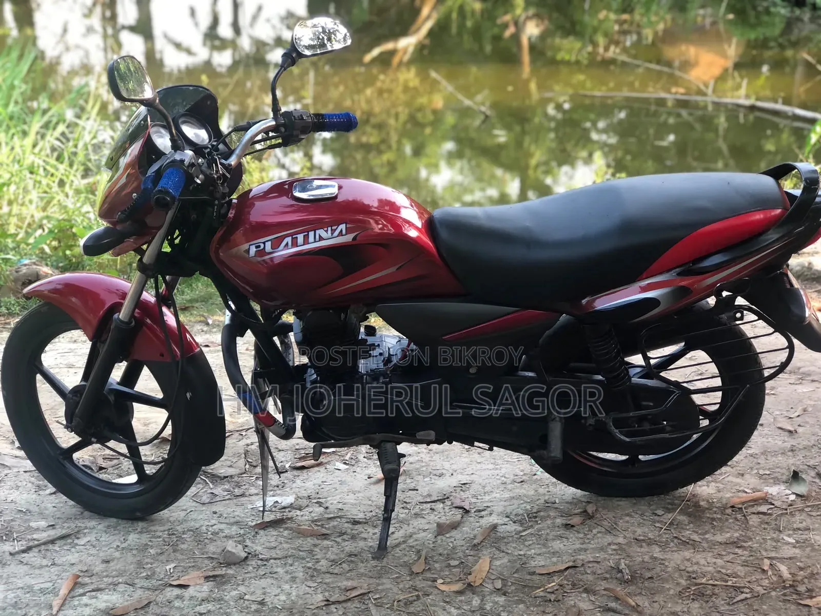 Bajaj Platina 100 2017 Red
