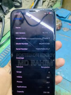 Apple iPhone X 256 GB White