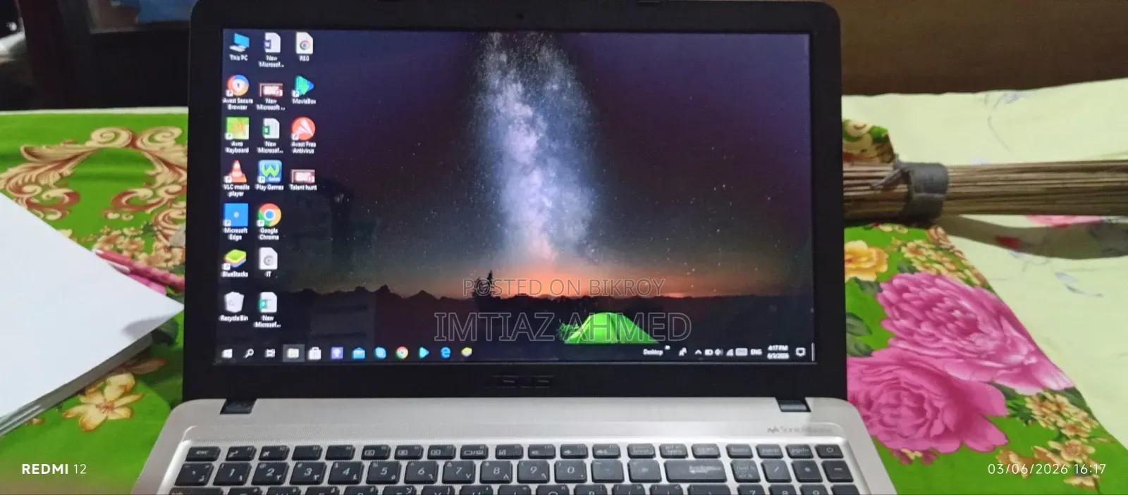 Laptop Asus VivoBook X540SA 2GB Intel Core i5 HDD 500GB