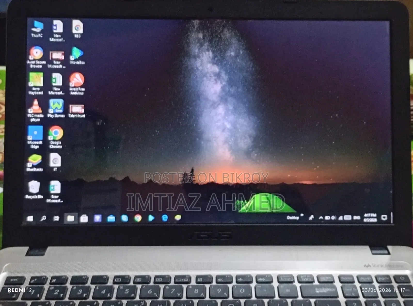 Laptop Asus VivoBook X540SA 2GB Intel Core i5 HDD 500GB