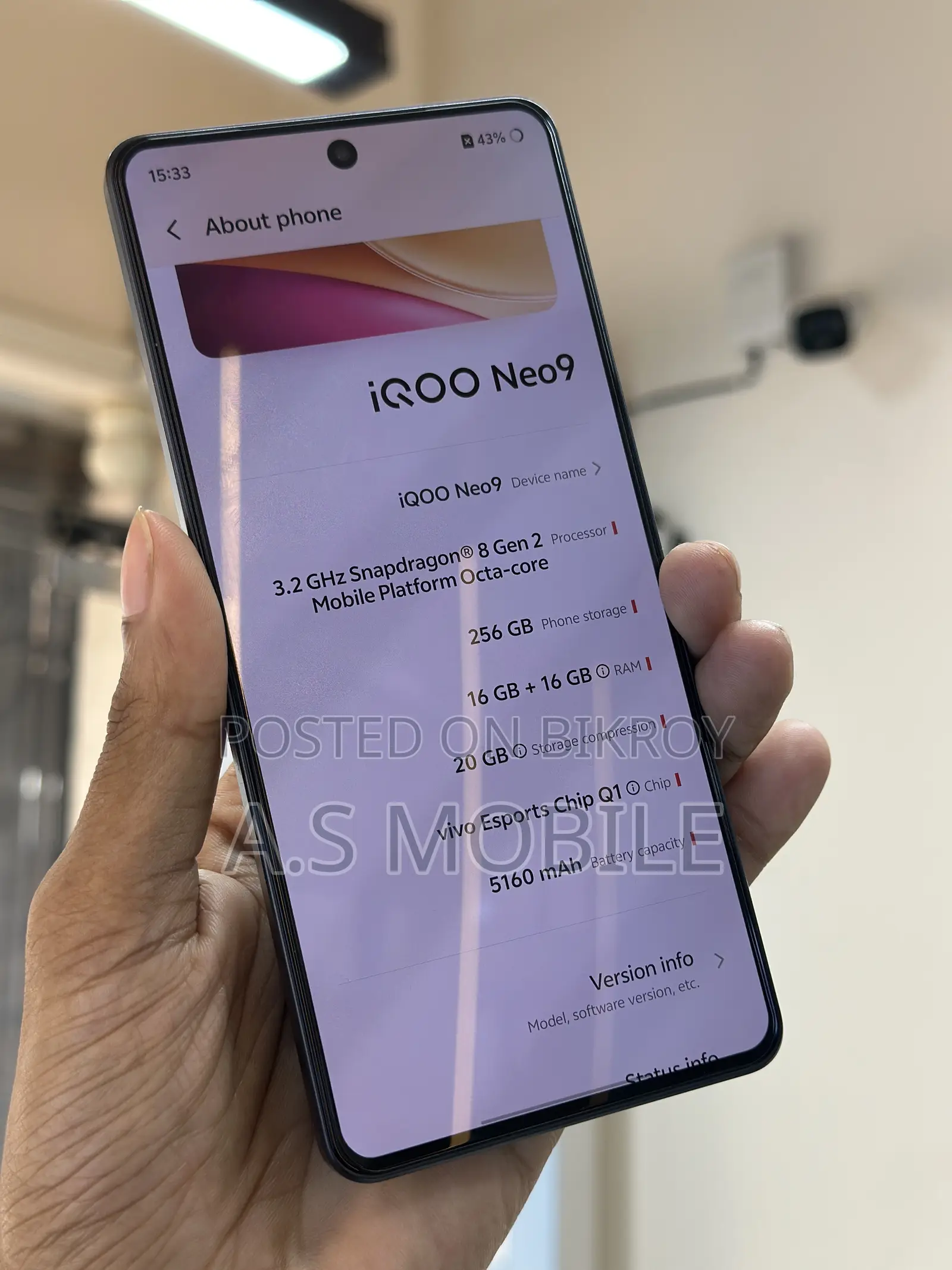 iQOO 256 GB Black