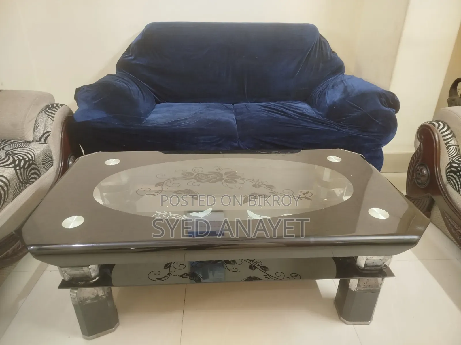 Sofa Set + Tea Table