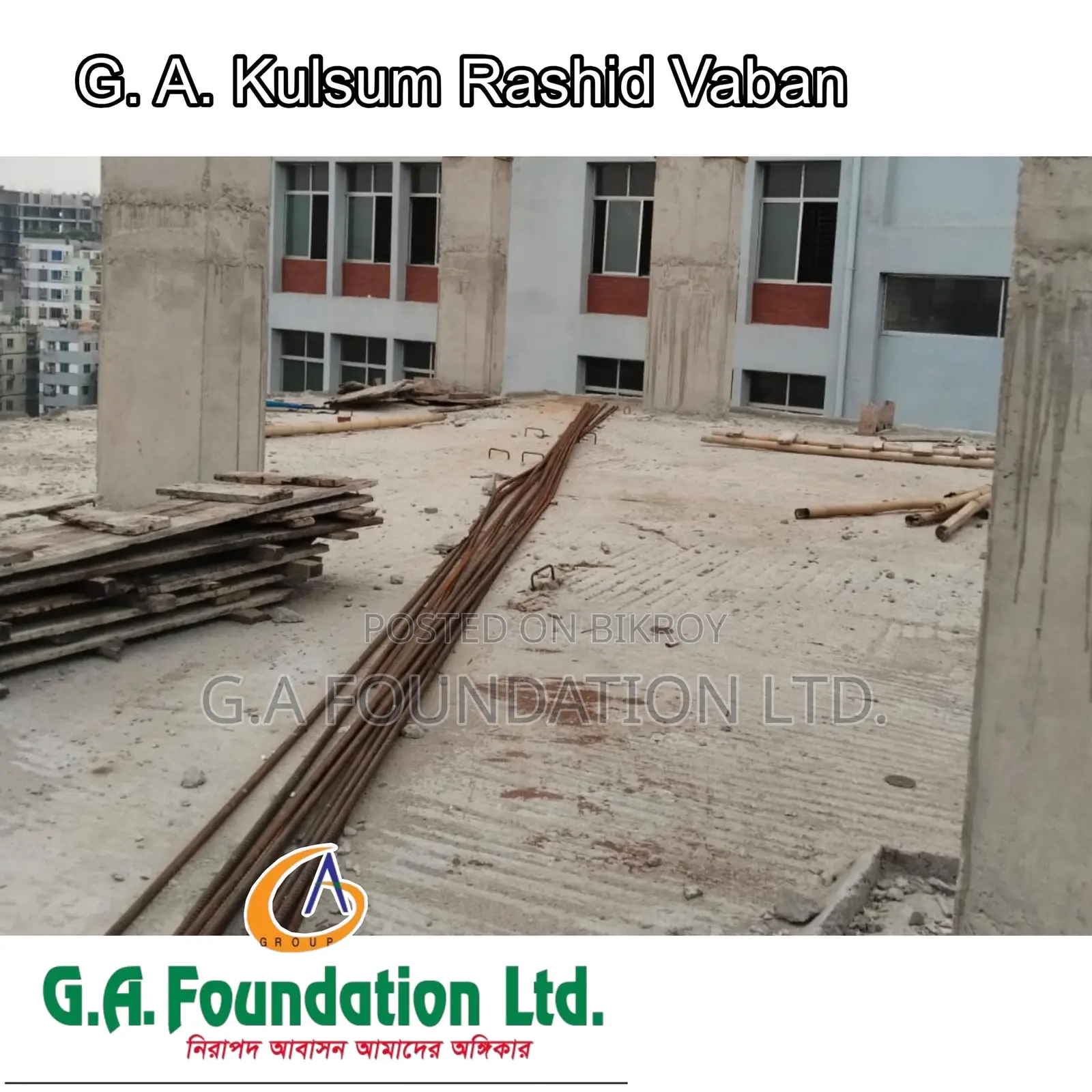 3-Bedroom Apartment in G. A. Kulsum Rashid, Mirpur for Sale