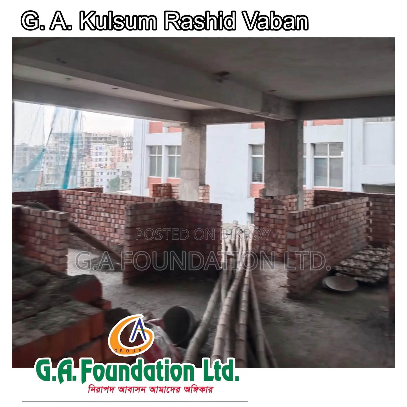 3-Bedroom Apartment in G. A. Kulsum Rashid, Mirpur for Sale