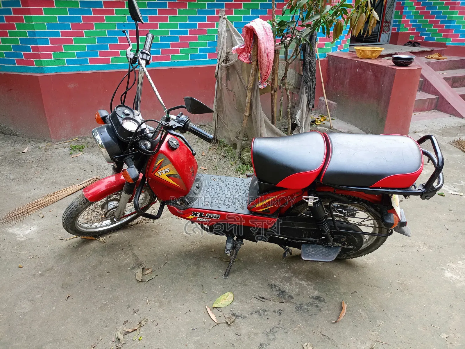 TVS XL 100 2018 Red