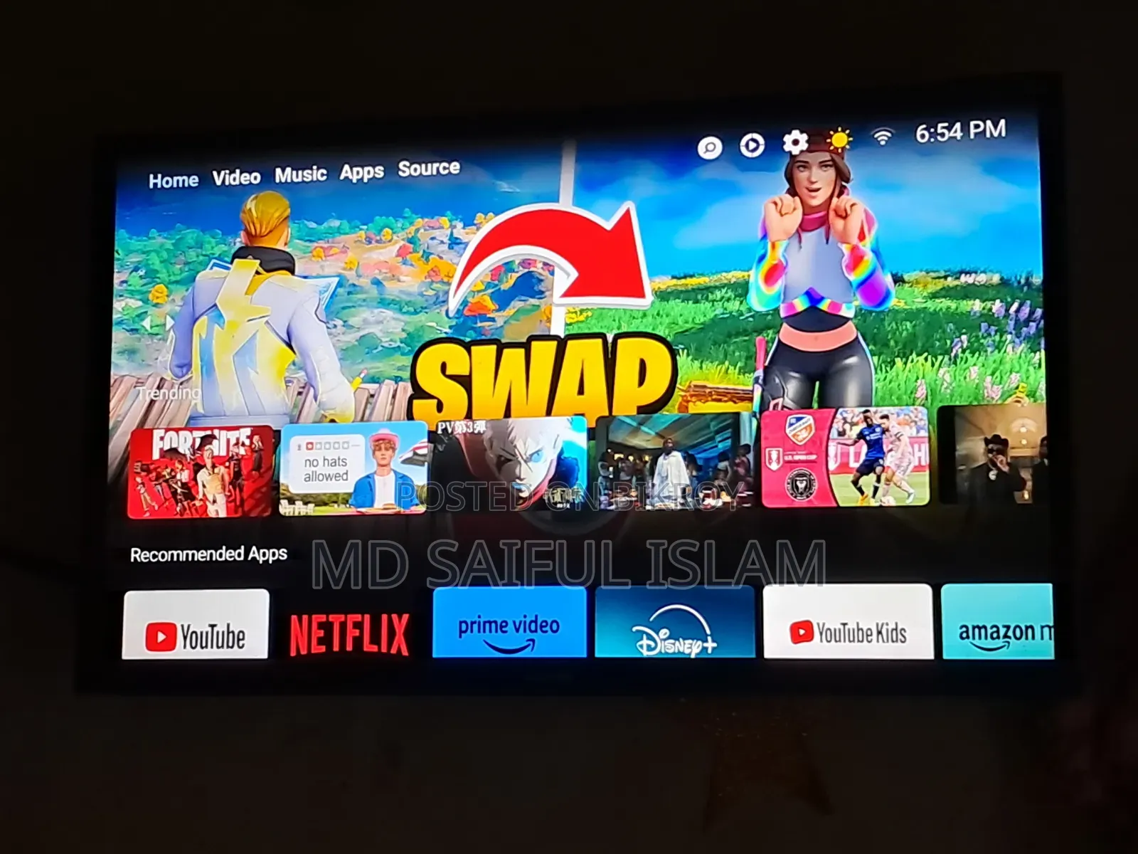 Walton Smart TV (2GB RAM / 16GB ROM / 32-inch Size)