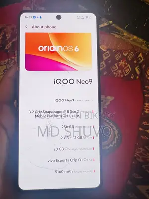 Vivo iQOO Neo9 Pro 256 GB Gray