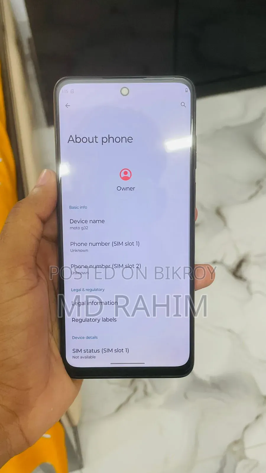Motorola Moto G32 128 GB Silver