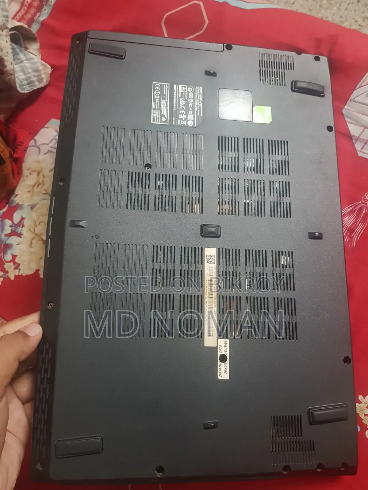 Laptop MSI 8GB Intel Core I7 SSHD+SSD 256GB
