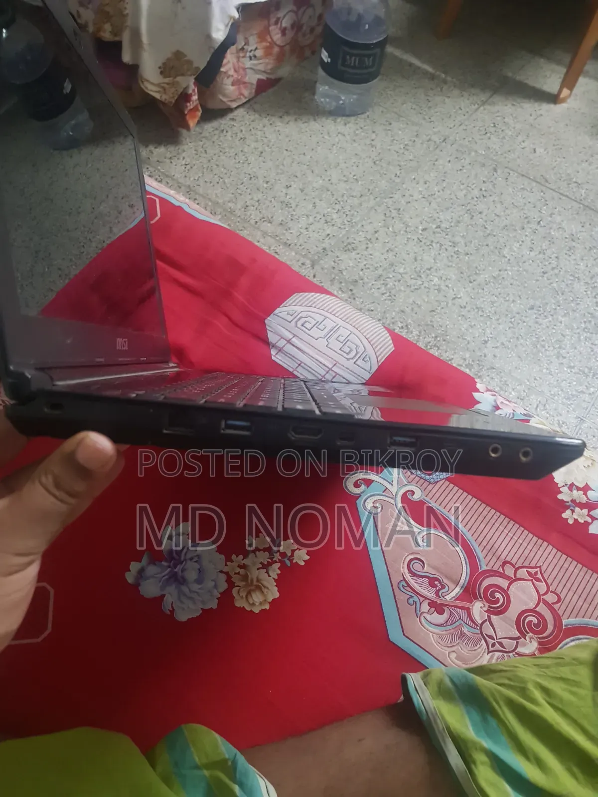 Laptop MSI 8GB Intel Core I7 SSHD+SSD 256GB