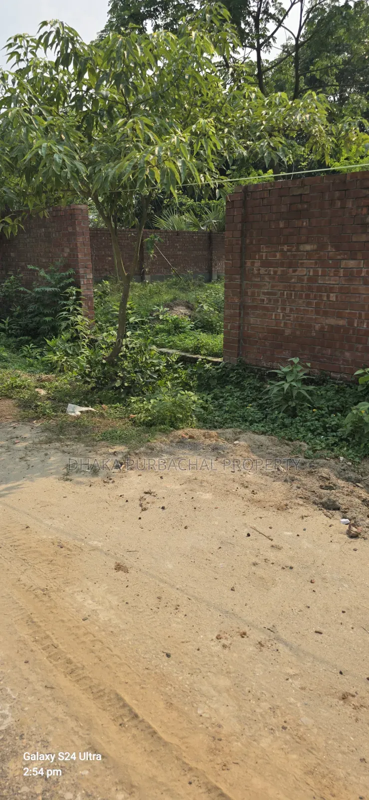 Purbachal 54 feet south-facing 3 katha plot for sale