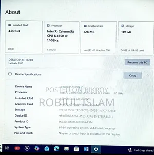 Laptop Dell Latitude 3180 4GB Intel Core 2 Duo HDD 128GB