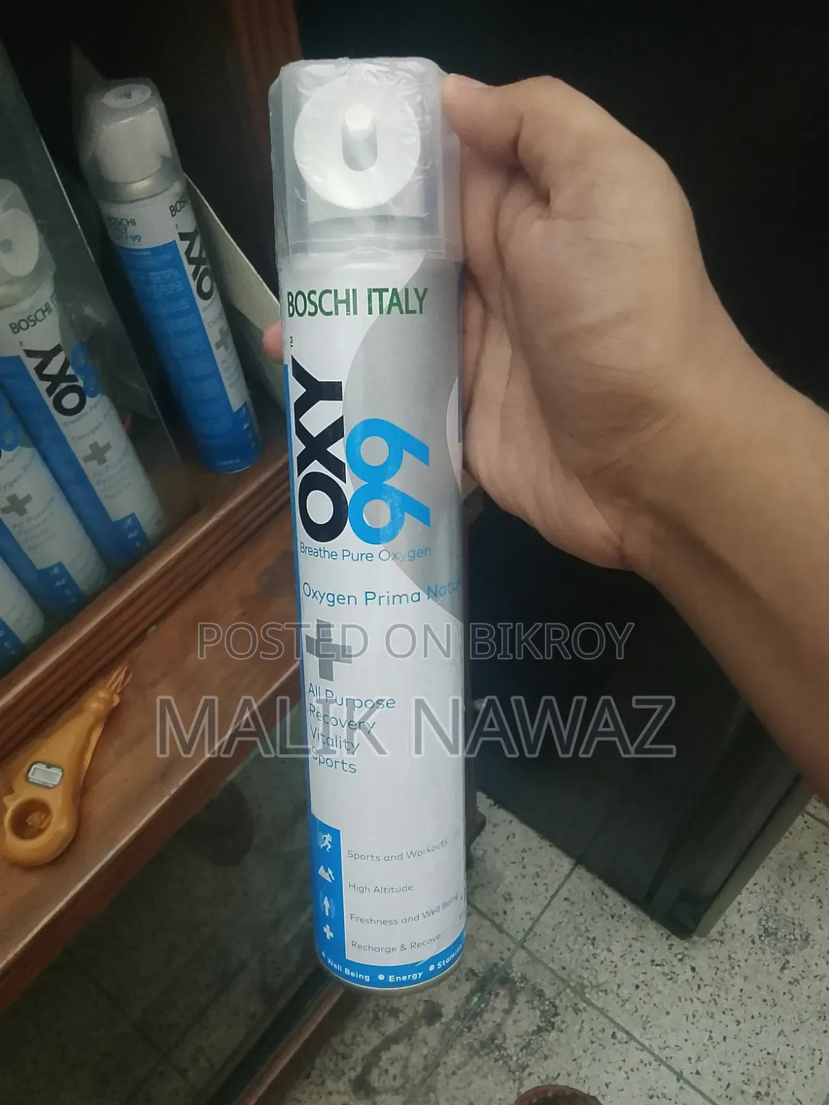 Portable Oxygen Intact Bottles