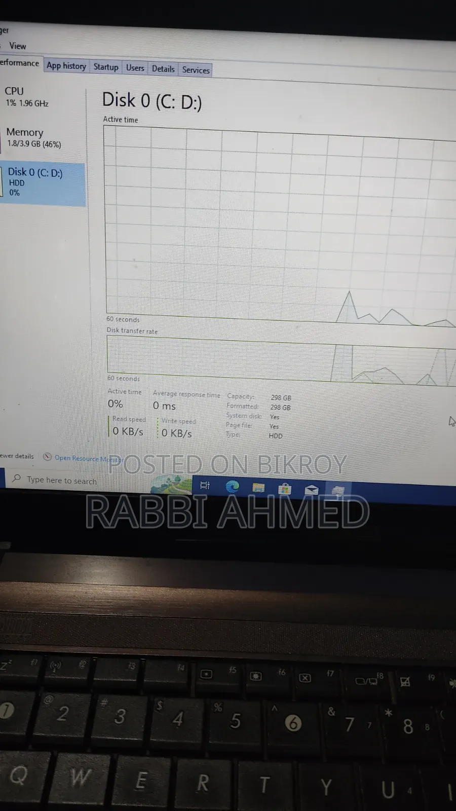 Laptop Asus 4GB Intel Core i7 HDD 320GB