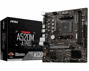 Msi A520m-a Pro | 2 Years 2 Months Warranty | Running Condition
