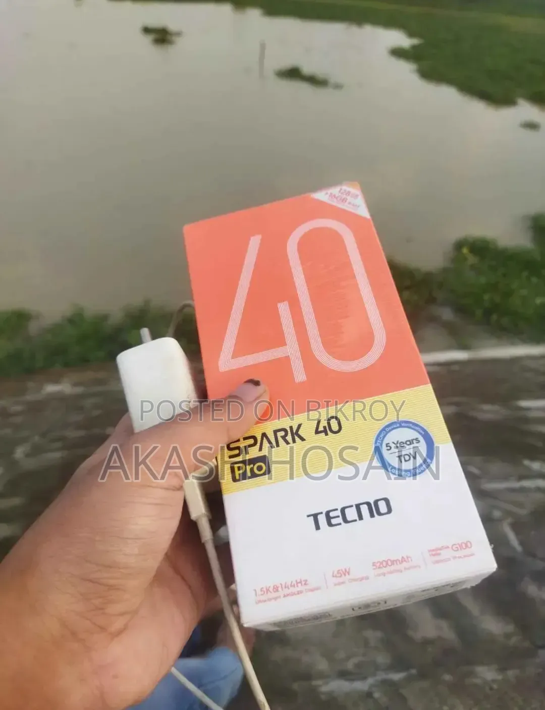 Tecno Spark 40 Pro 128 GB White