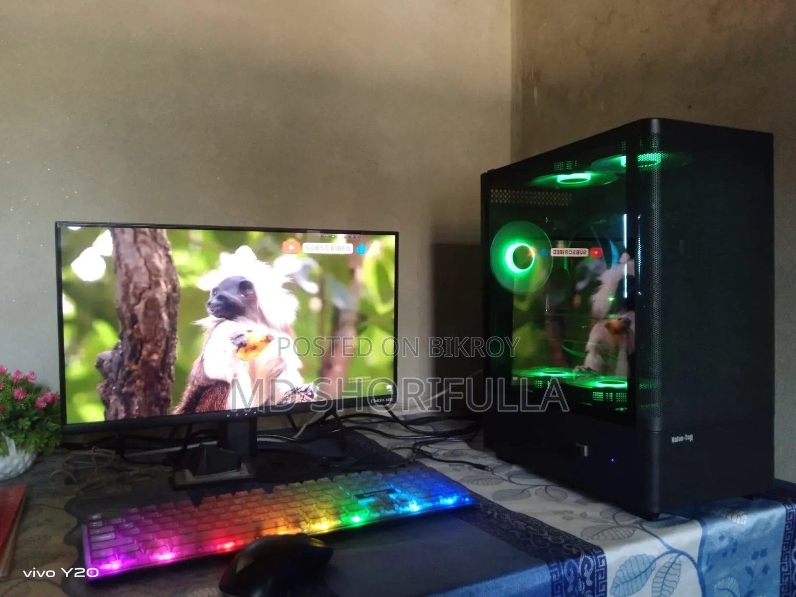 Desktop Computer Gigabyte GA-H110MSTX-HD3-ZK 16GB AMD Ryzen 5 SSD 1T