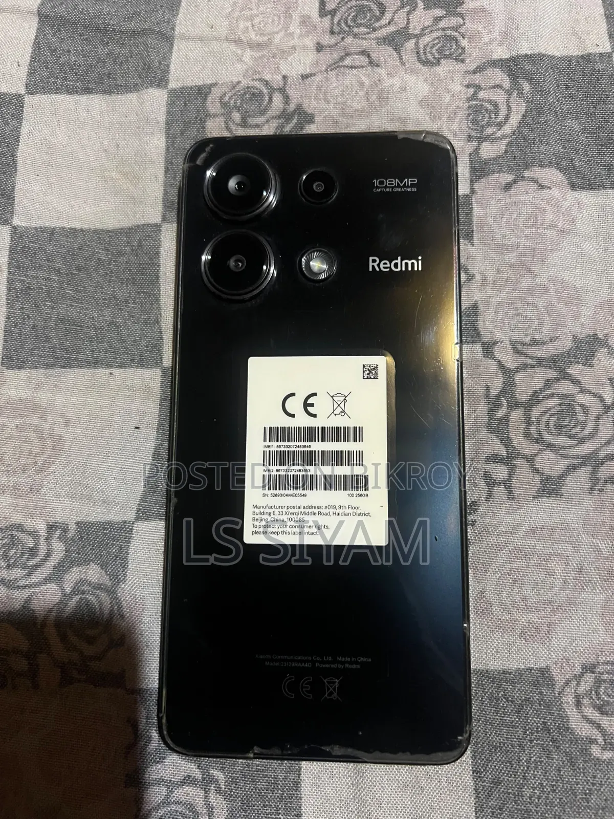Xiaomi Redmi Note 13 256 GB Black