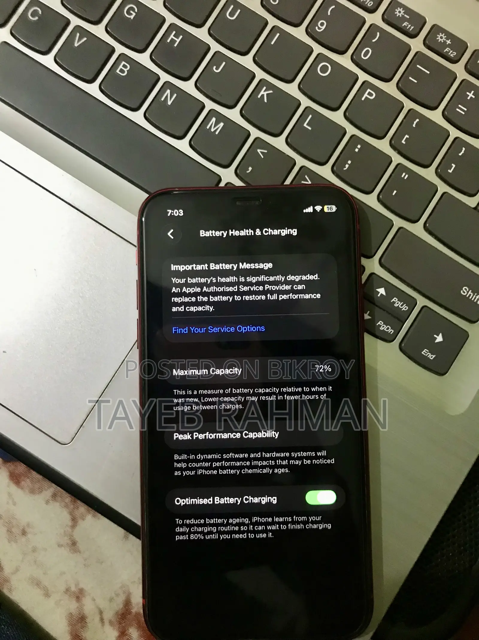 Apple iPhone 11 64 GB Red