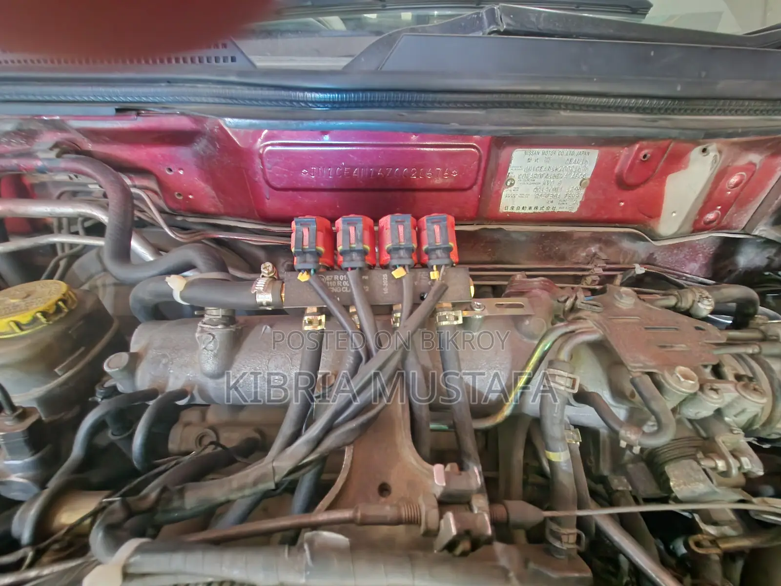 Nissan Sunny 2007 Maroon