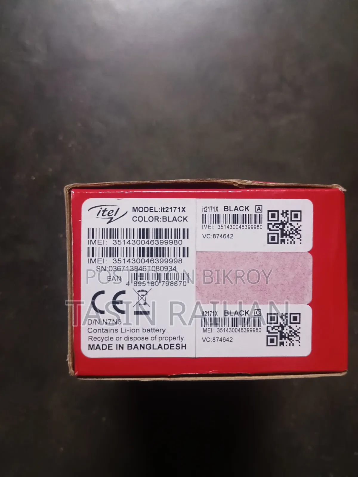 Itel IT2171 Gray