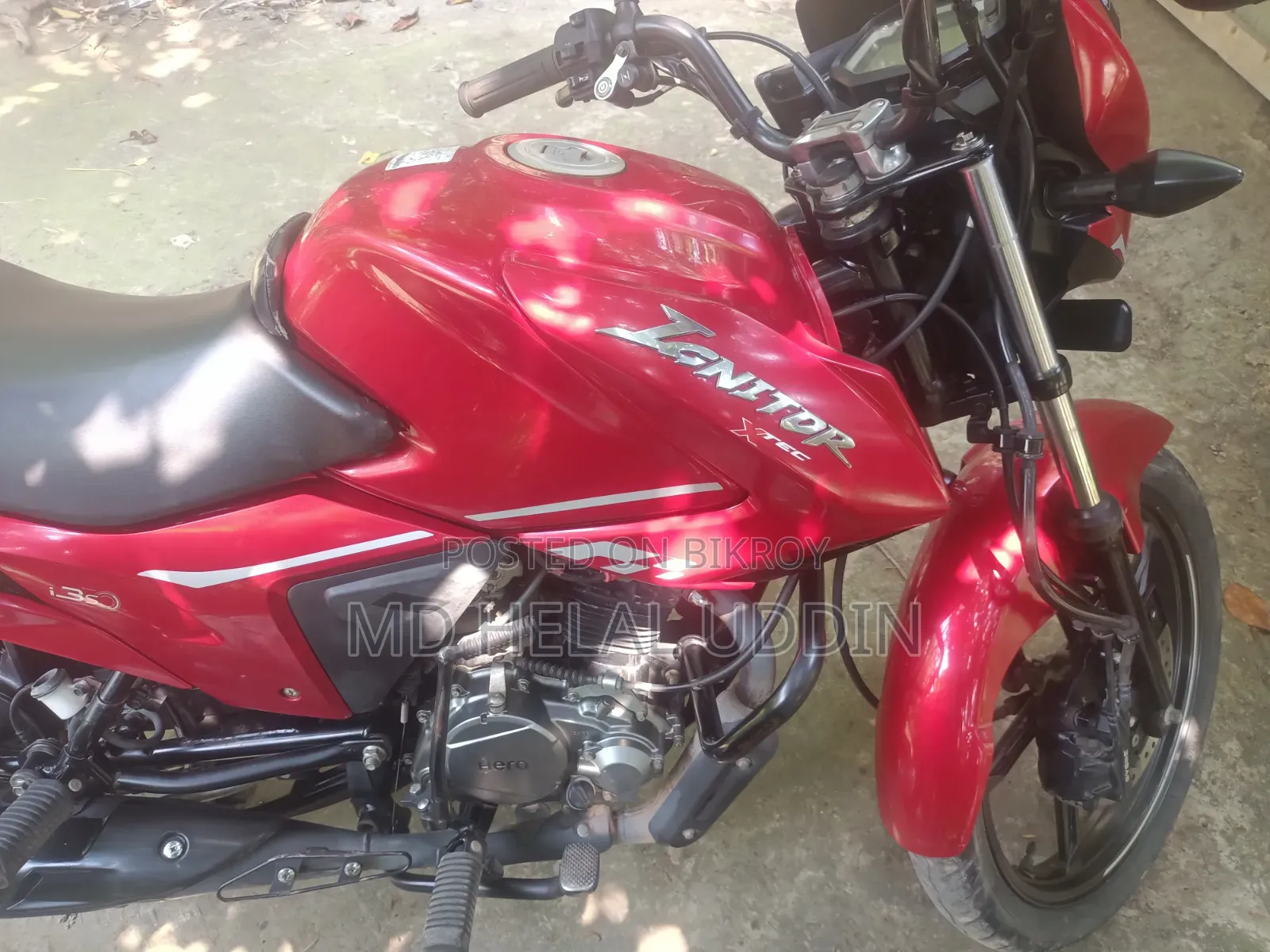 Hero Ignitor XTEC 125 Refresh 2024 Red