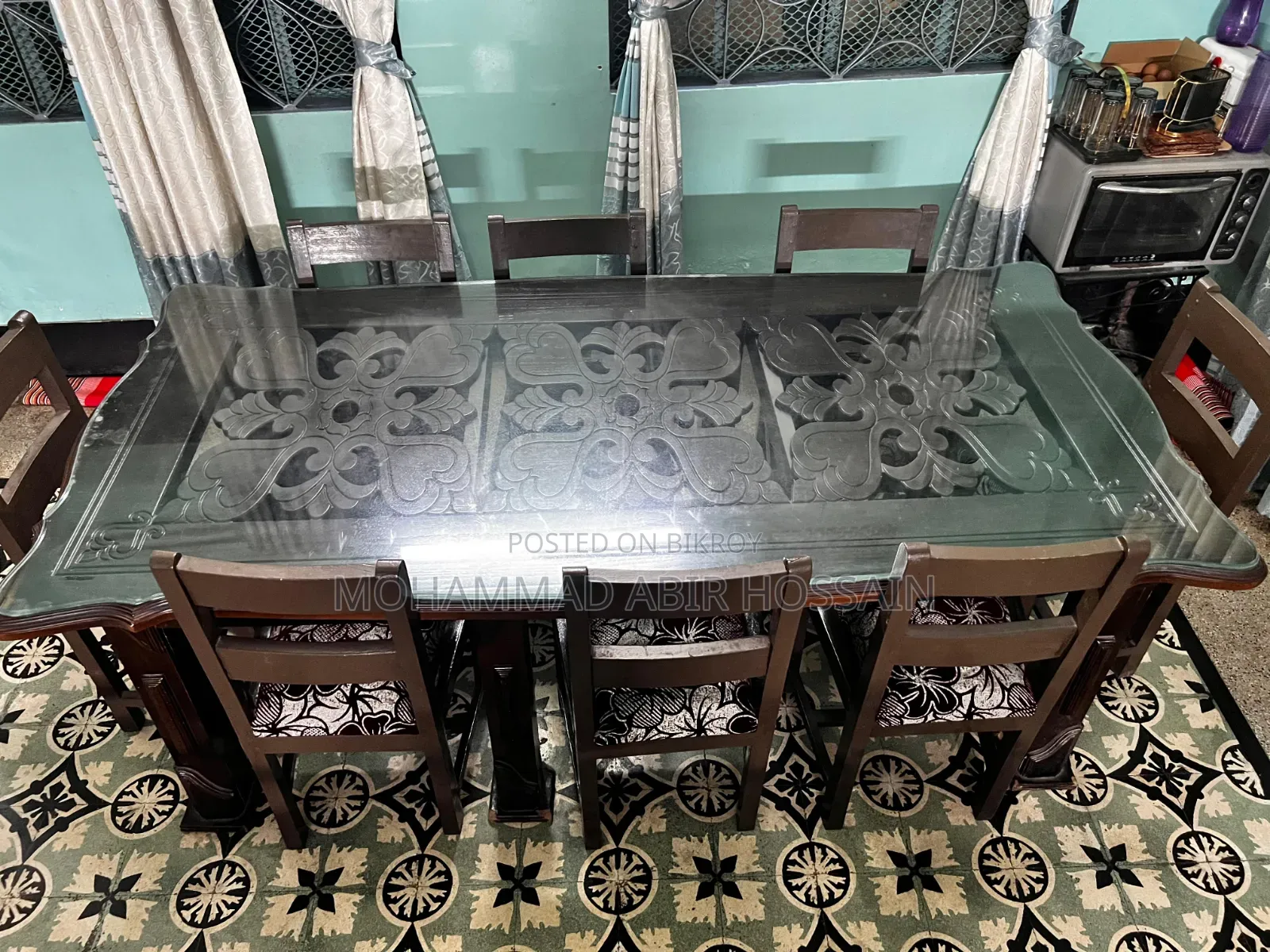 ডাইনিং টেবিল বিক্রির জন্য (৮ সিটার)