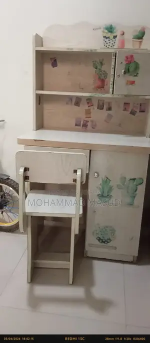Kids Study Table + Chair (Set)