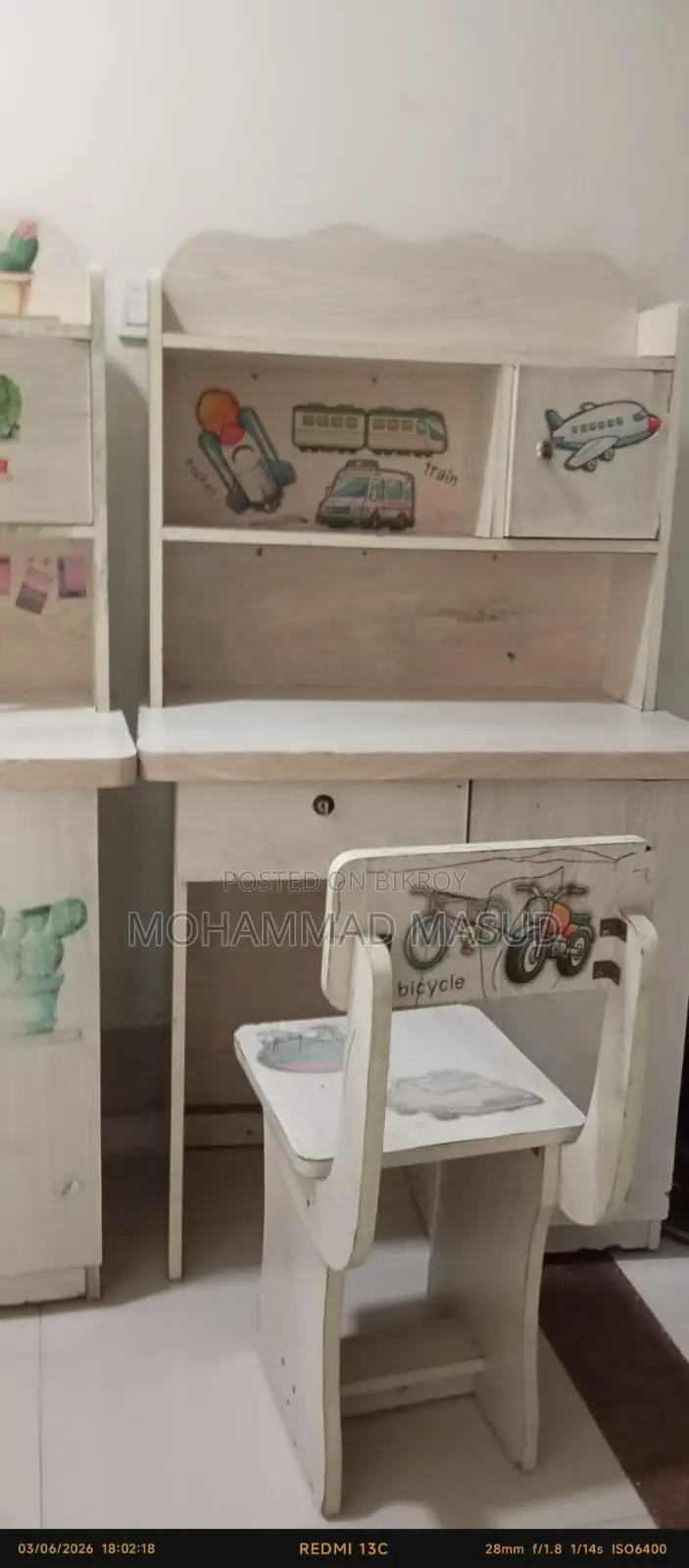 Kids Study Table + Chair (Set)