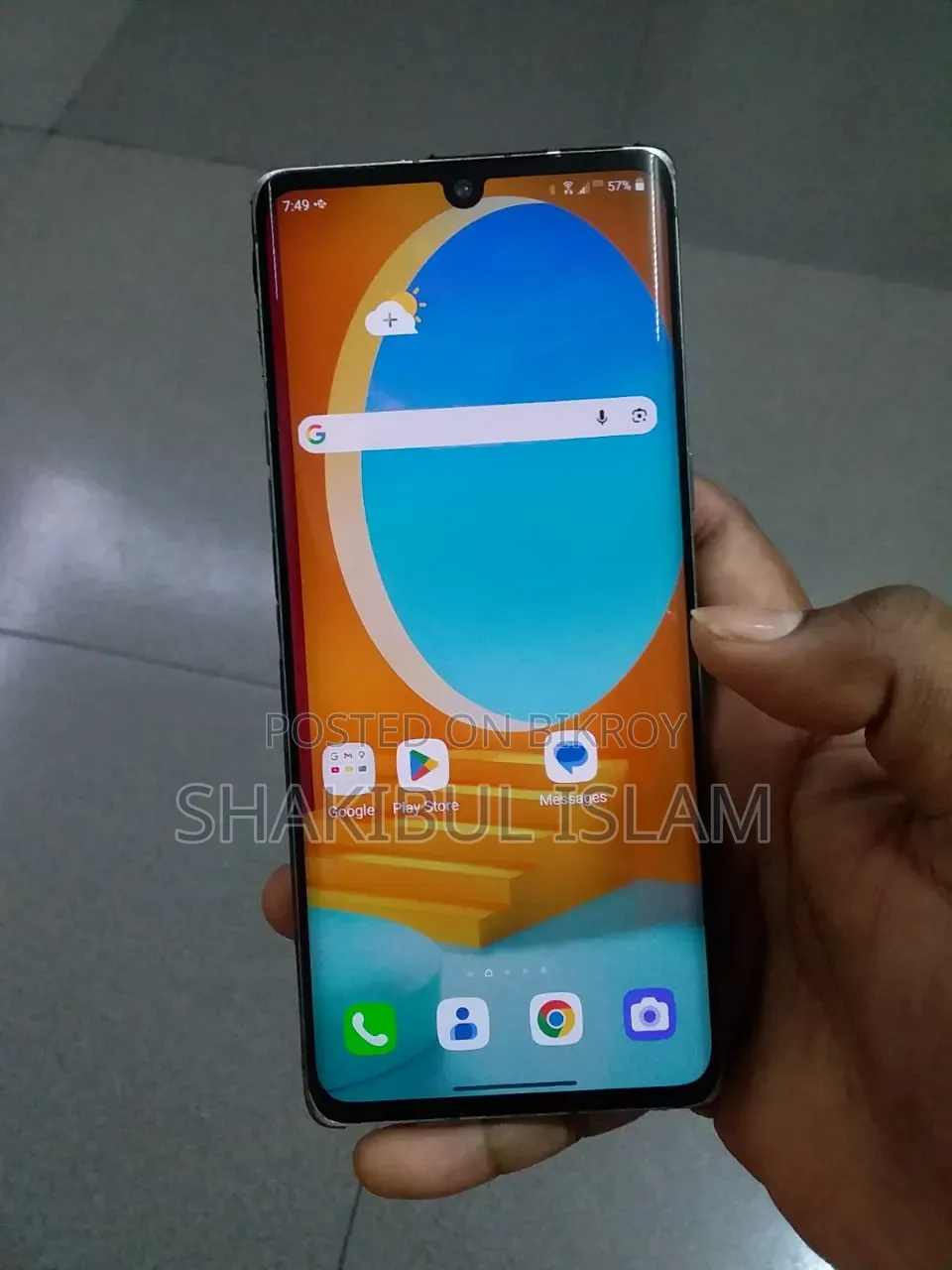 LG Velvet 5G 128 GB Silver