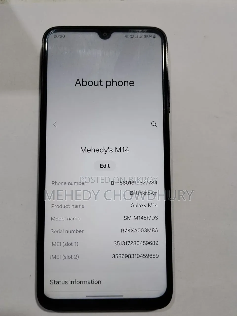 Samsung Galaxy M14 128 GB Green