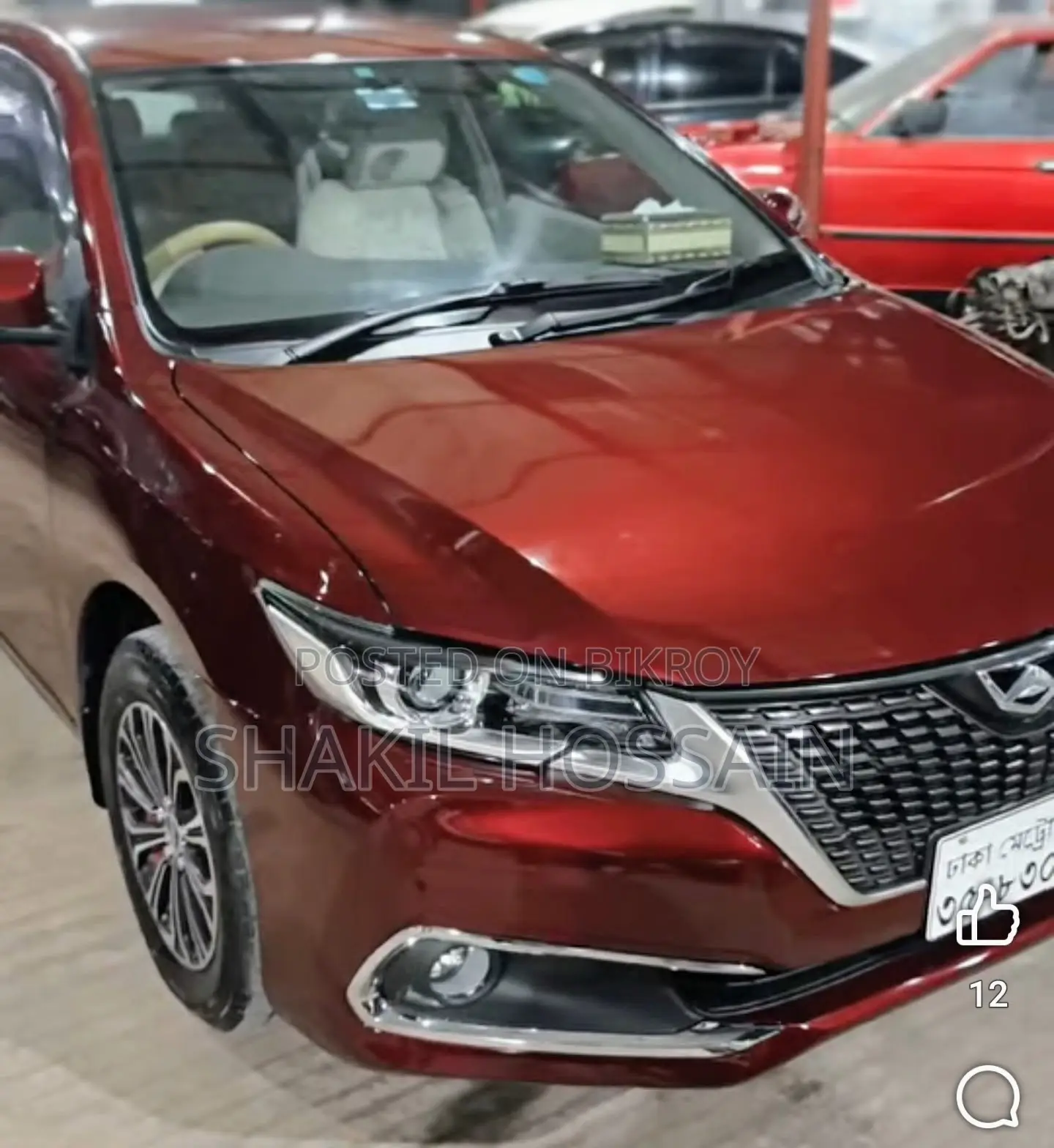 Toyota Allion 2011 Burgundy