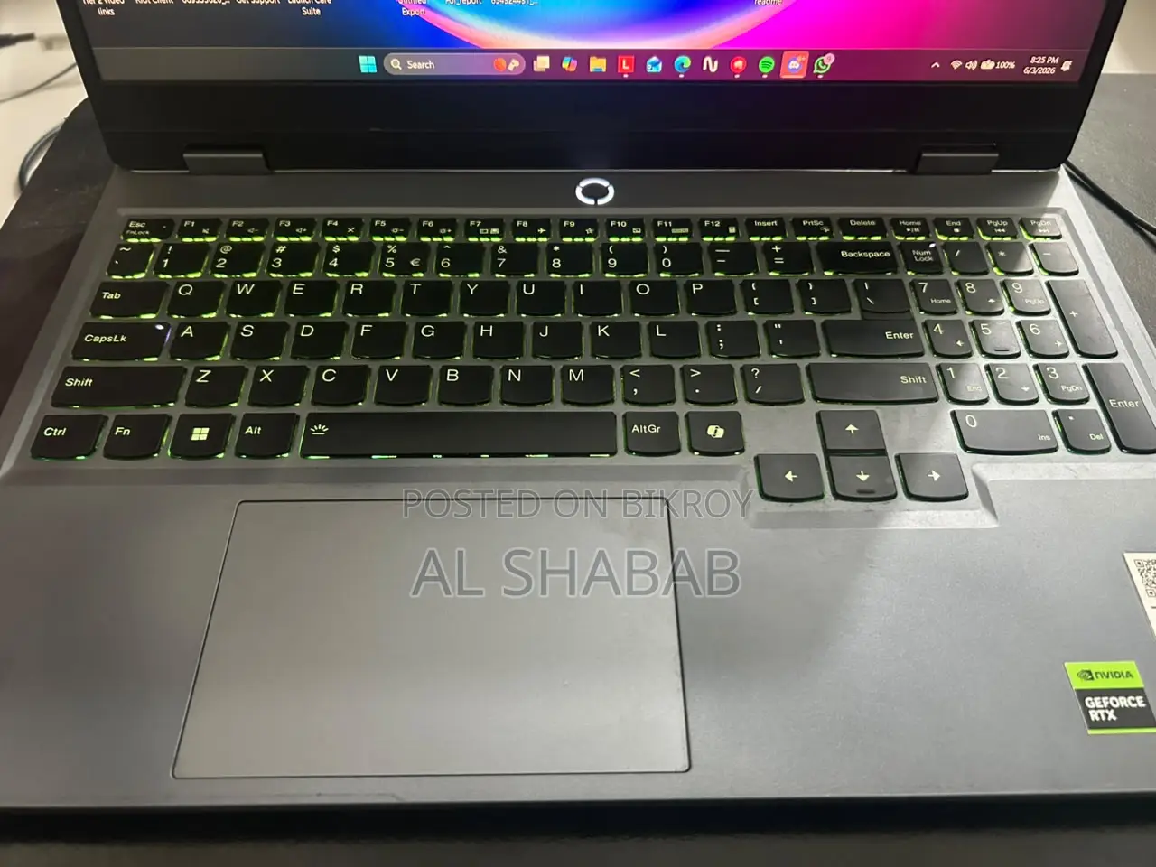 Laptop Lenovo LOQ 15AHP10 16GB AMD Ryzen 7 SSD 512GB