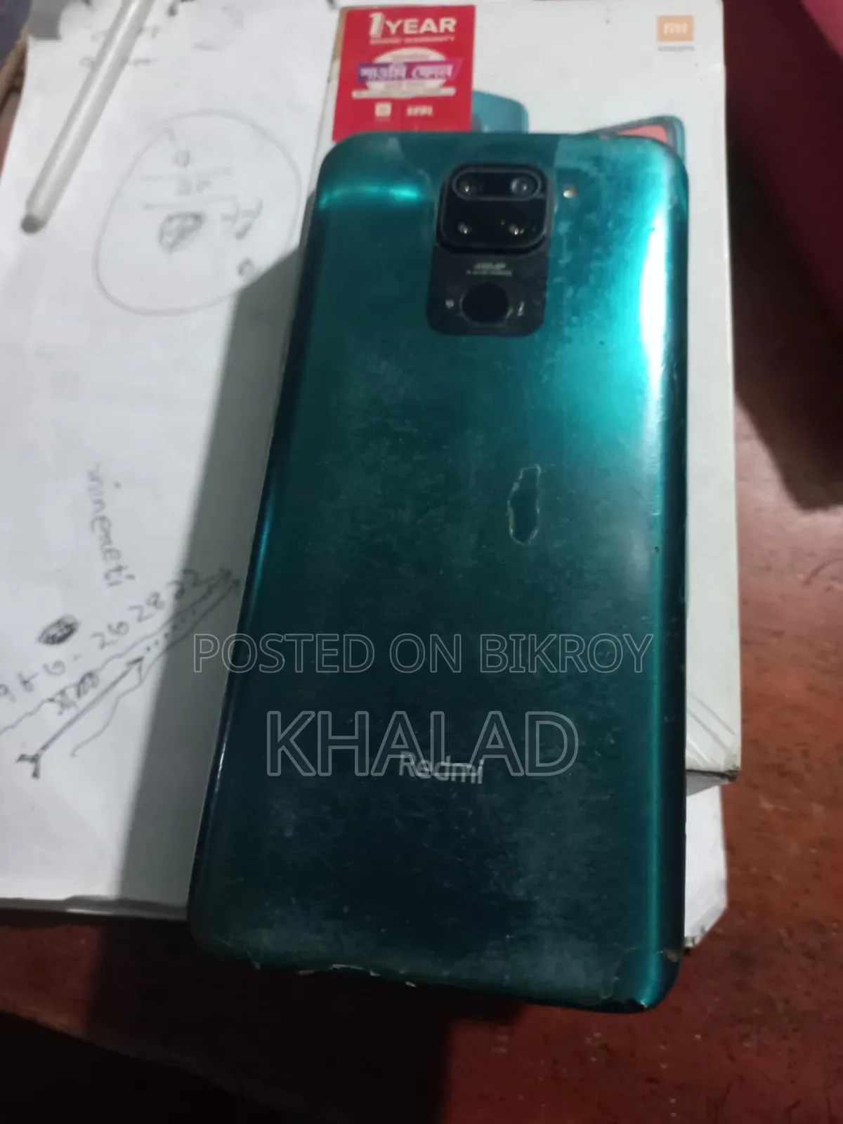Xiaomi Redmi Note 9 4G 128 GB Blue