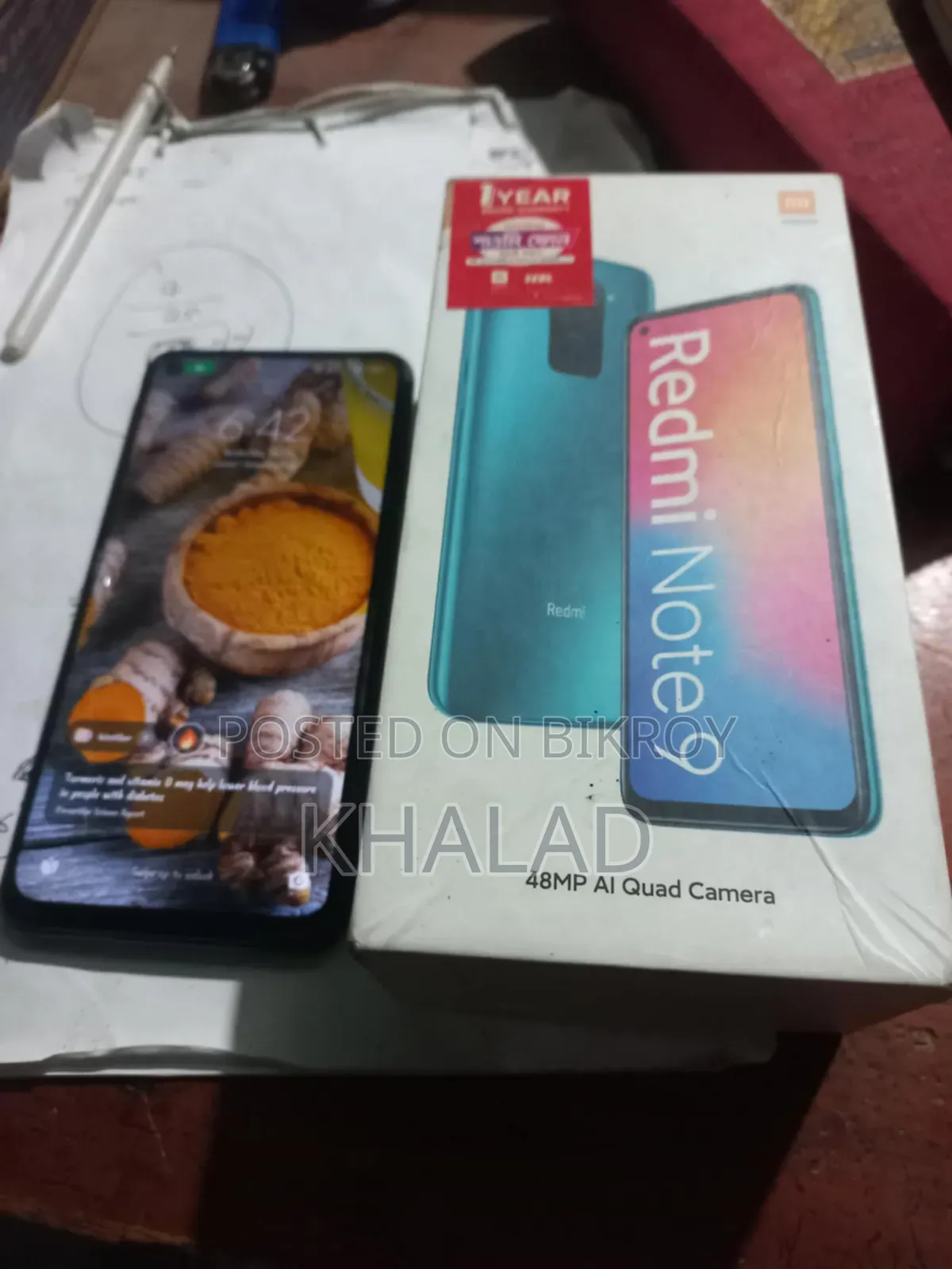 Xiaomi Redmi Note 9 4G 128 GB Blue