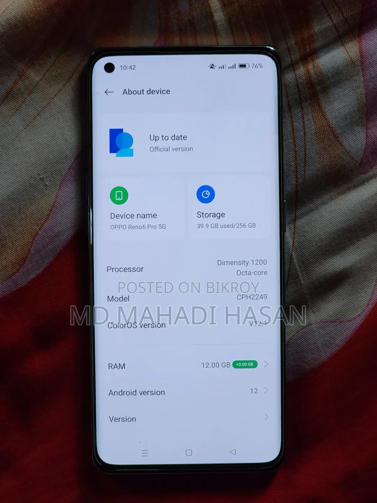 Oppo Reno6 Pro 5G 256 GB