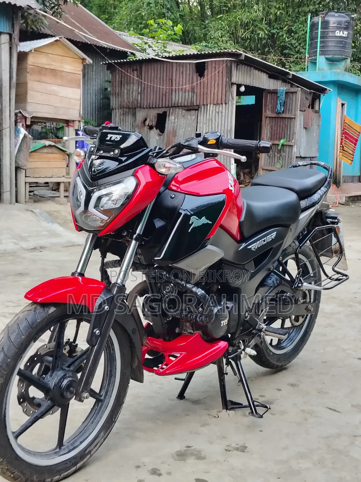 TVS HLX 125 2023 Red