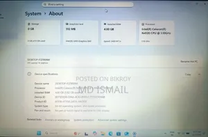 Laptop HP 14S 4GB Intel Celeron eMMC 60GB