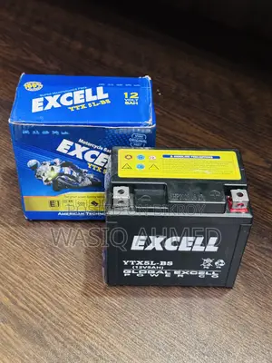 Excell YTX5L-BS Motorcycle Battery (12V 5AH)