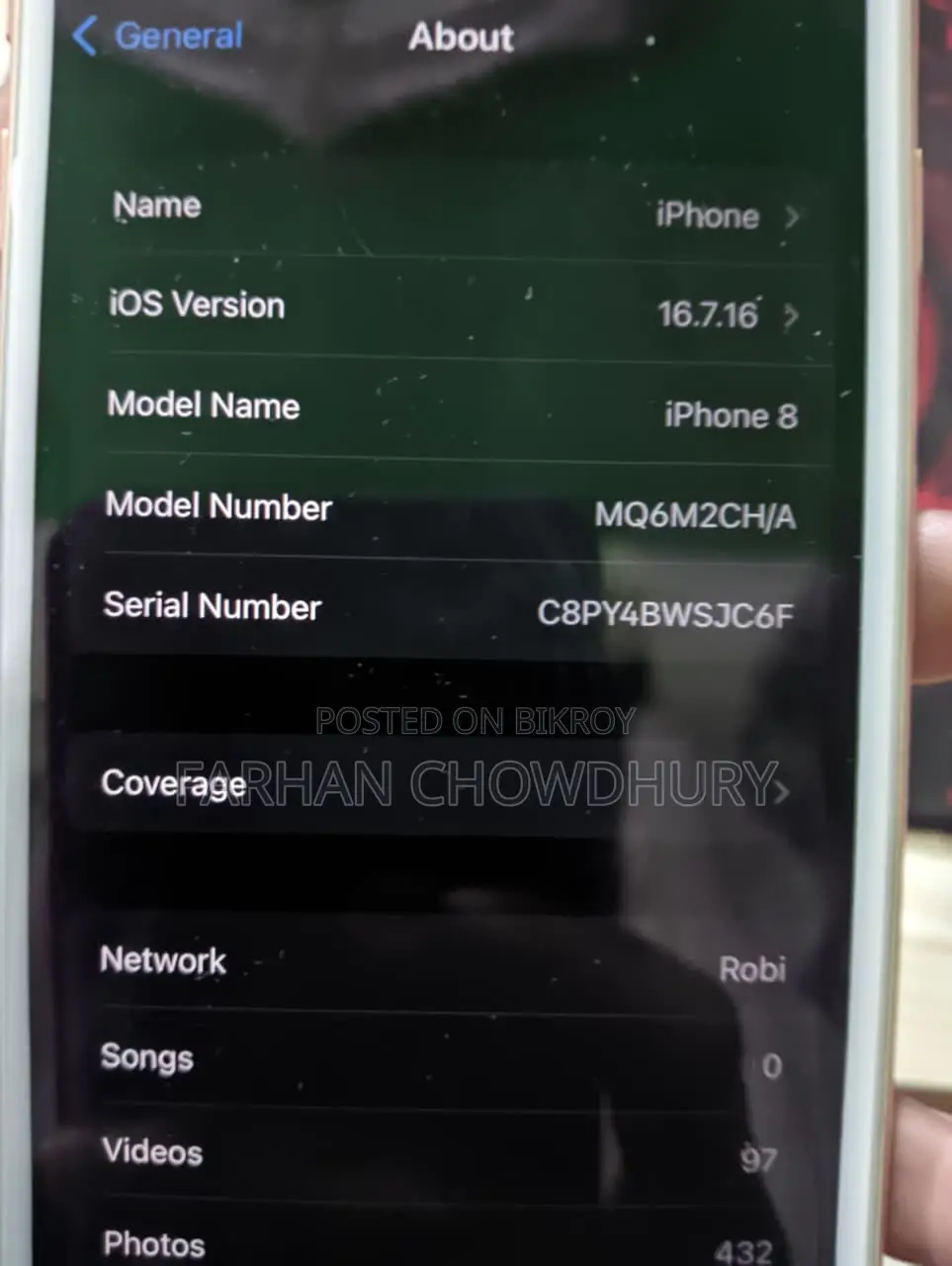 Apple iPhone 8 64 GB Rose Gold