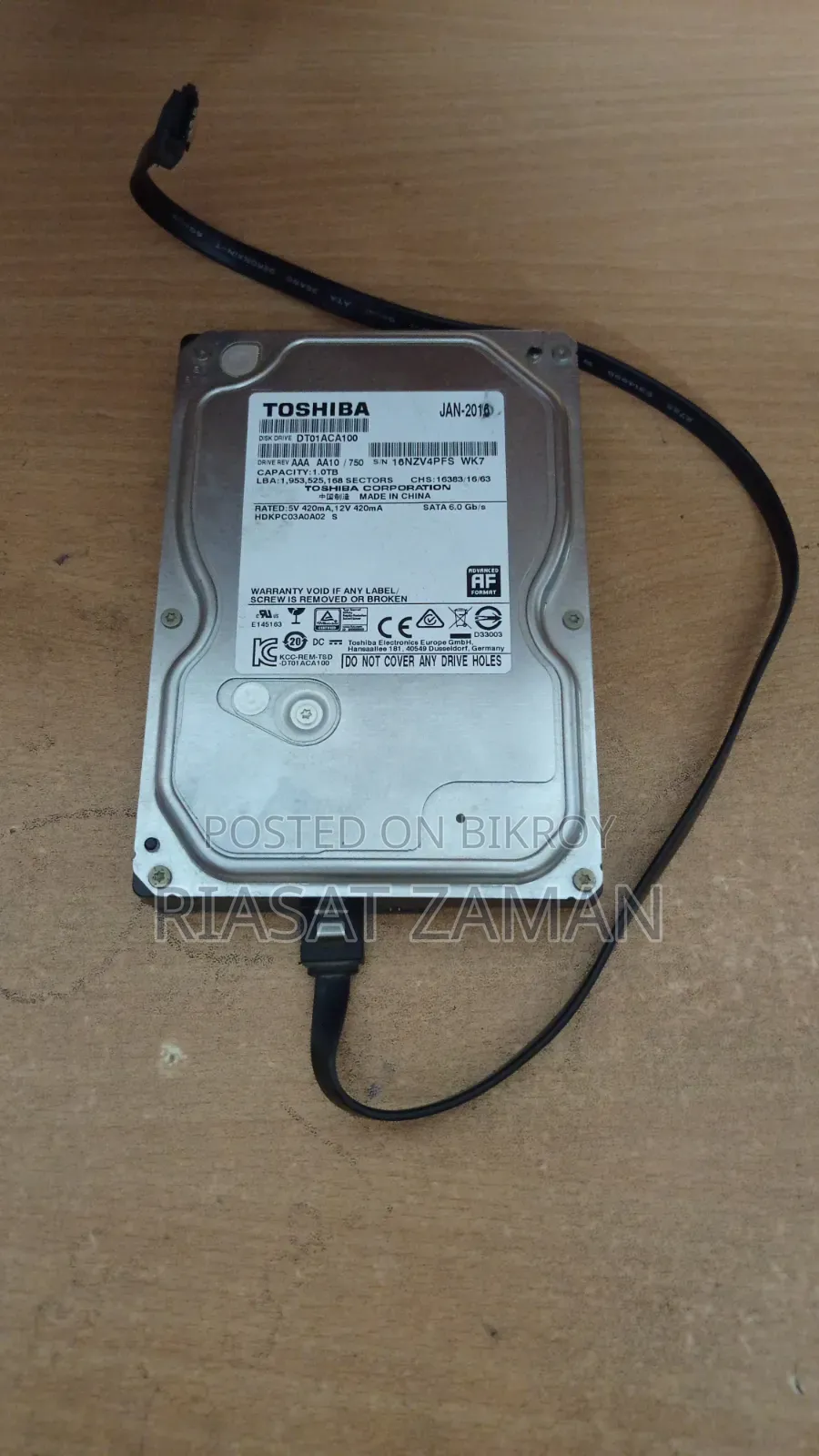 Toshiba 1 TB HDD