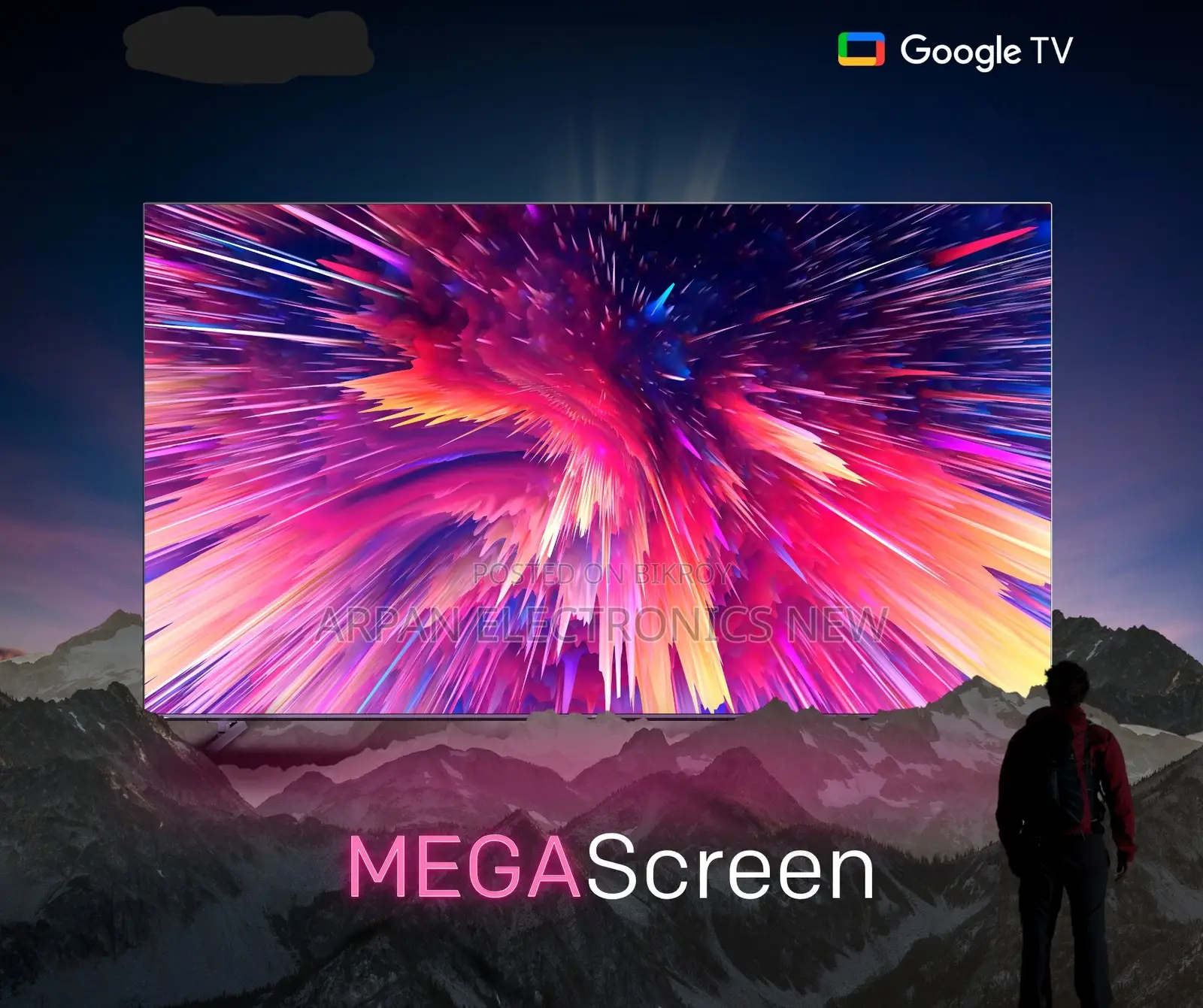 Sony Plus 50" Voice Control Google TV Look and Design Premium Aesthetic