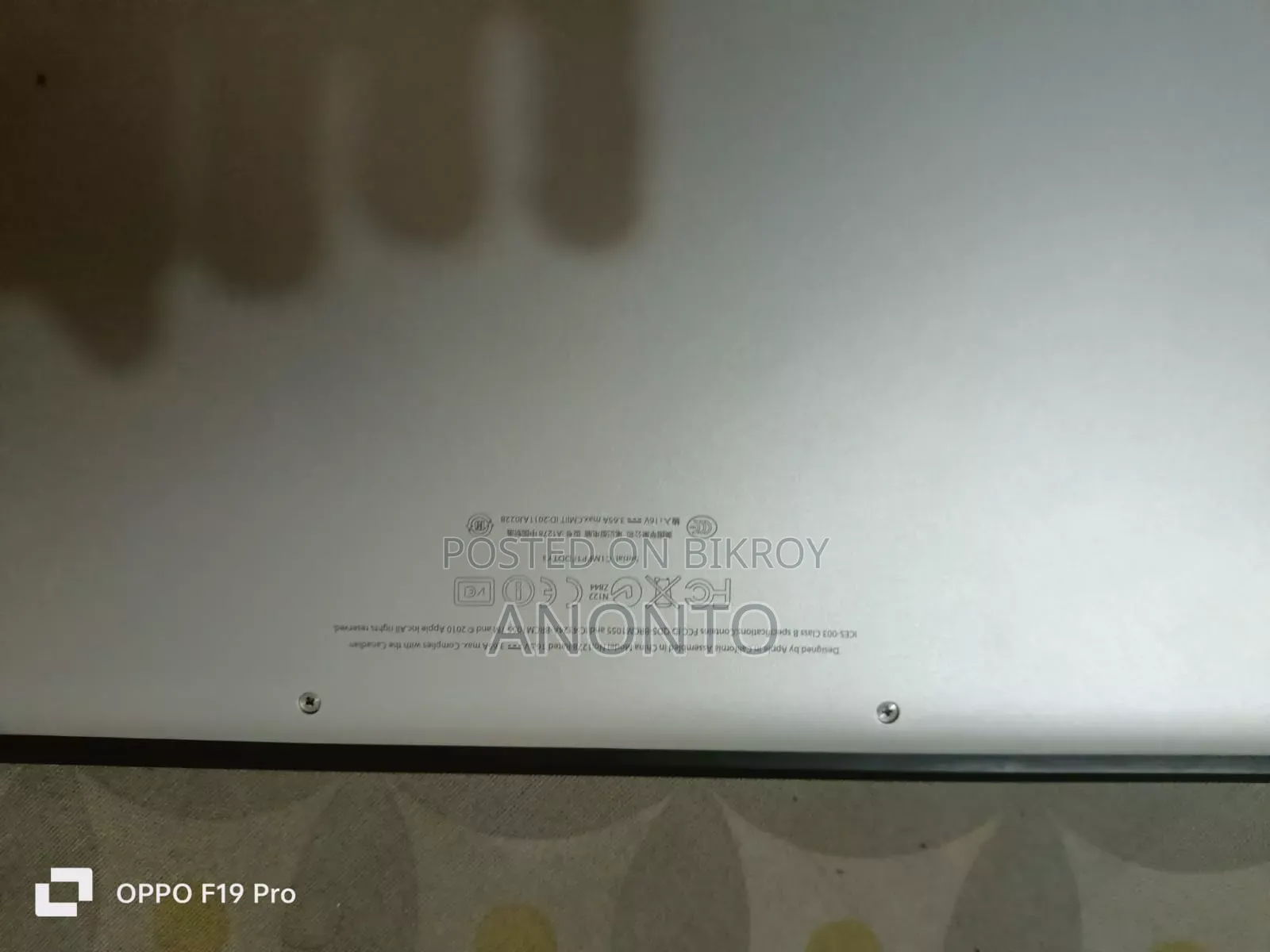 Laptop Apple MacBook Pro 2010 8GB Intel Core I5 SSHD+SSD 512GB