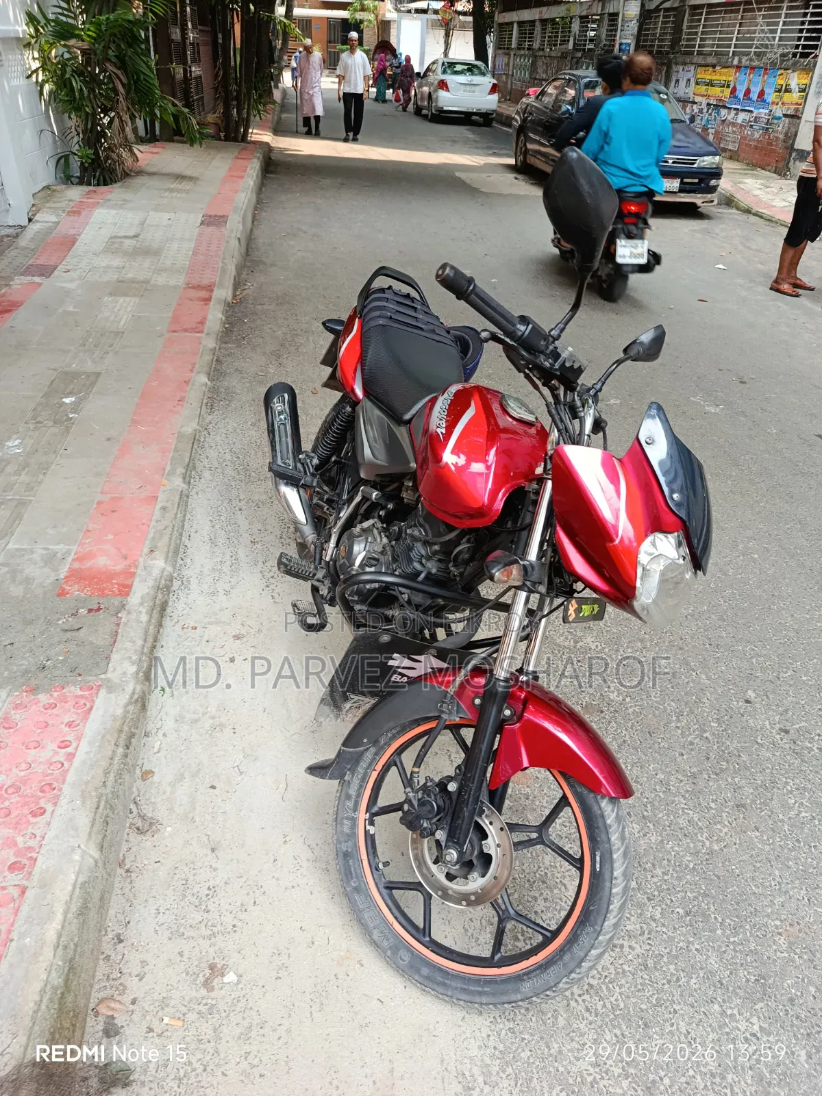 Bajaj Discover 125 2018 Red