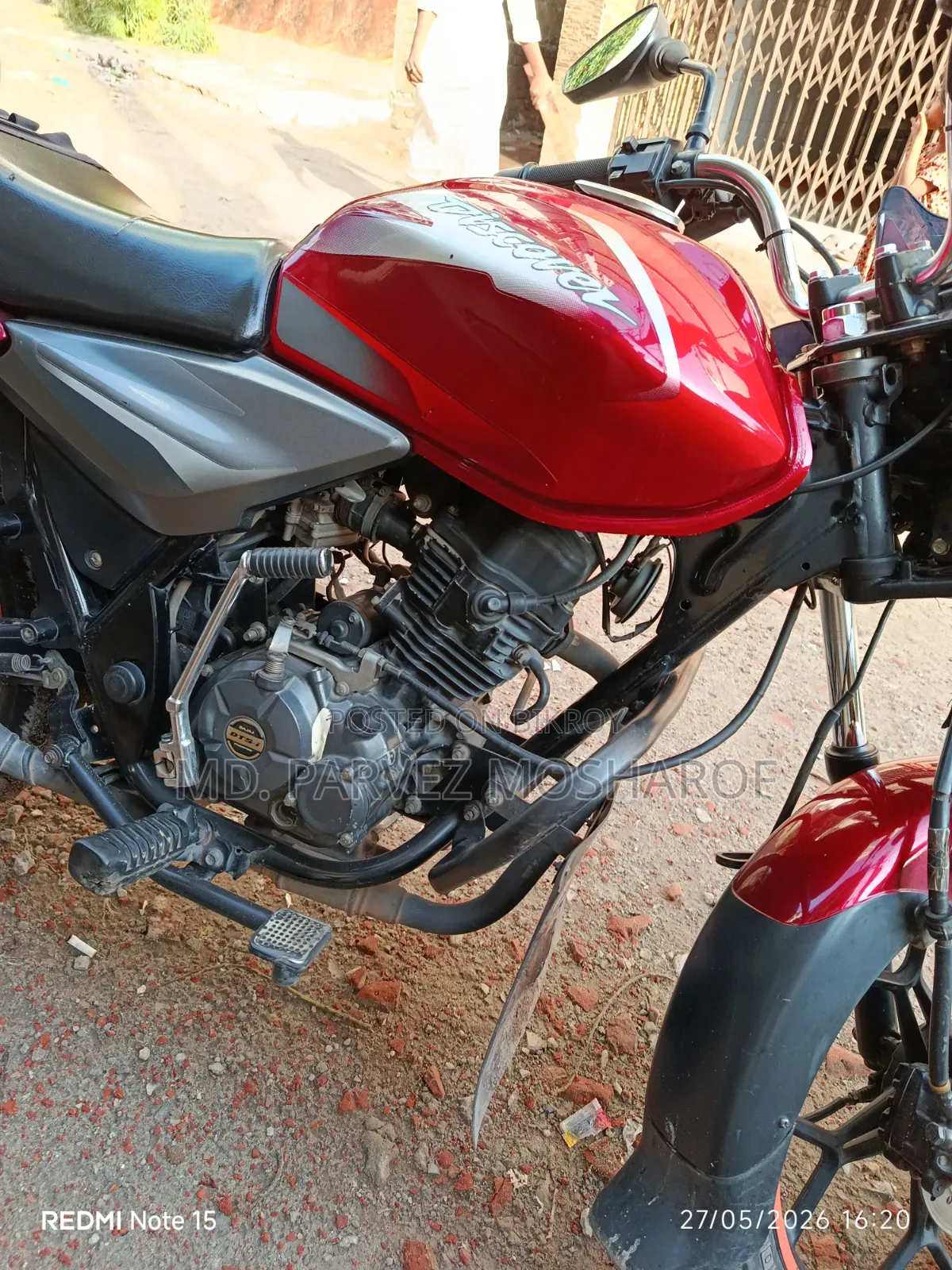 Bajaj Discover 125 2018 Red