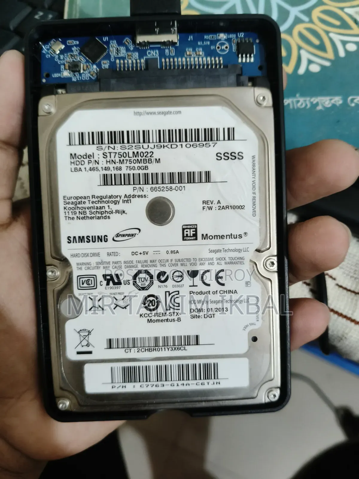 Samsung HDD 750GB