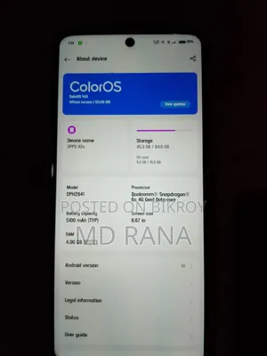 Oppo A3x 64 GB Blue